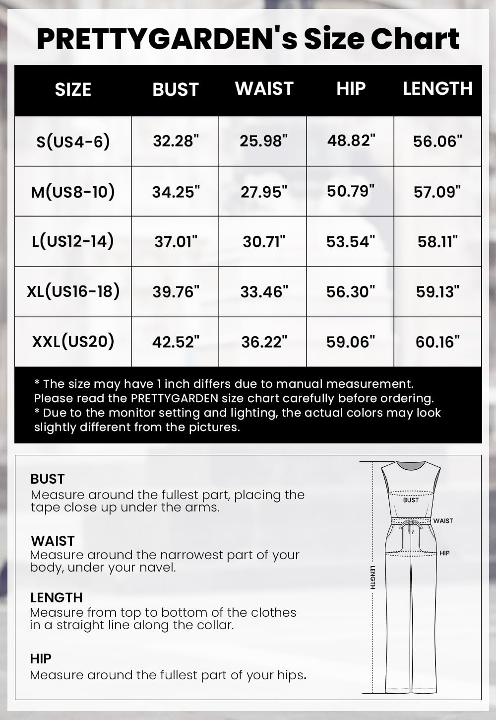 PRETTYGARDEN Womens Summer Jumpsuits Dressy Casual One Piece Outfits Sleeveless Mock Neck Wide Leg Pants Rompers with Pockets (Rose Red,Medium)
