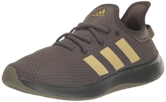 adidas Womens Cloudfoam Pure Shadow Olive/Olive Strata/Gold Metallic 7.5