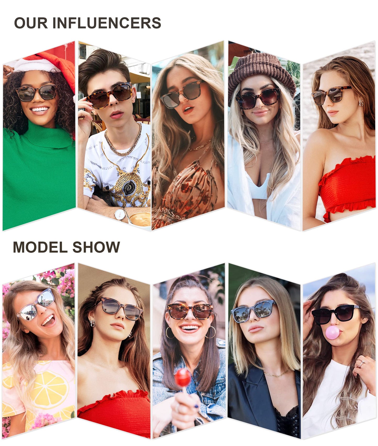 SOJOS Classic Square Polarized Sunglasses Womens Mens Retro Trendy Shades UV400 Sunnies, Amber Tortoise/Brown