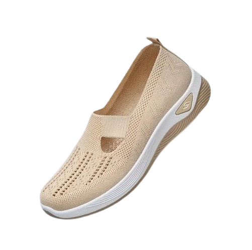 Comfortable Low-Top Fabric Slip-On Sneakers - Breathable, Lightweight, and Easy to Wear for Casual Walking and Outdoor Activities - All-Season